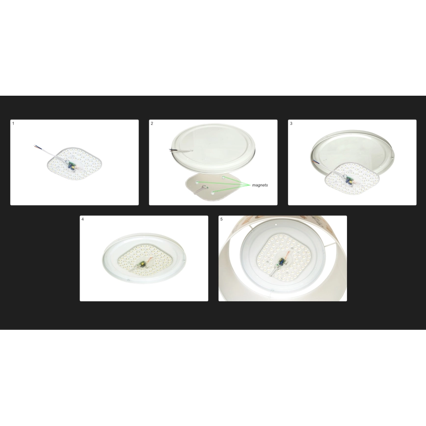 DUOLLA  LED PLAFONDLAMP CORTINA LED/26W/230V DIAMETER 30 CM 4000K TURQUOISE